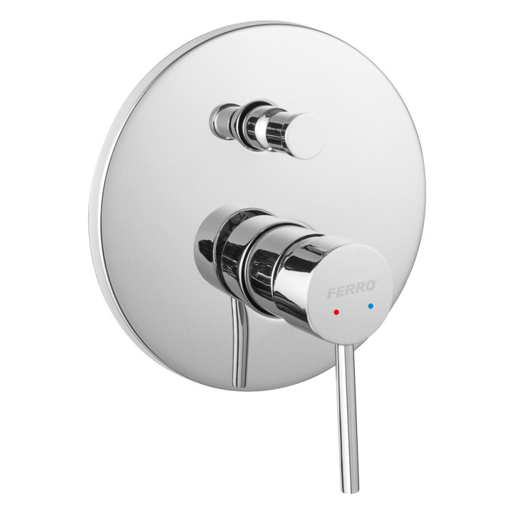 Fiesta bateria natryskowa podtynkowa, 2-FUNKCYJNA, chrom – Ferro