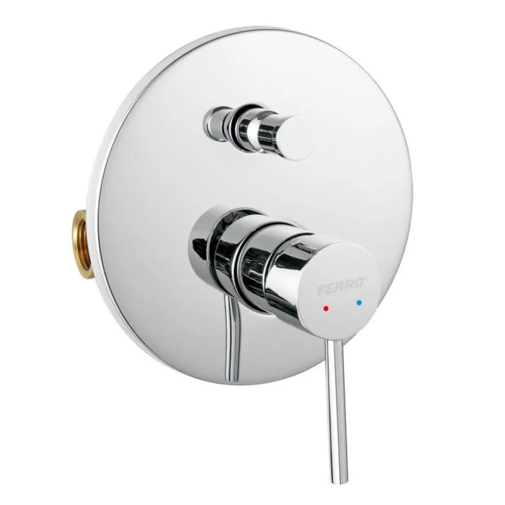 Fiesta bateria natryskowa podtynkowa, 2-FUNKCYJNA, chrom – Ferro