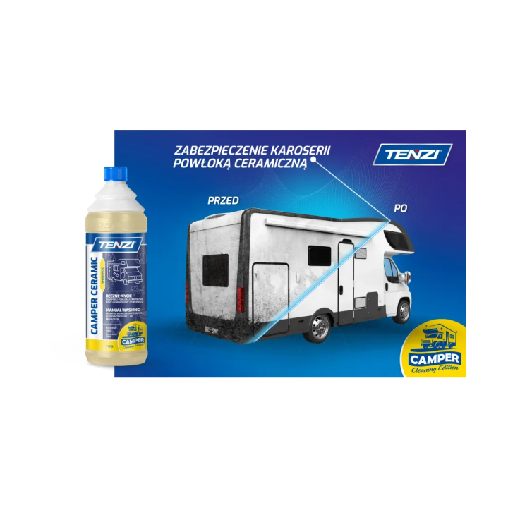 Szampon ceramiczny do kamperów 1L - ochrona UV, hydrofobowy