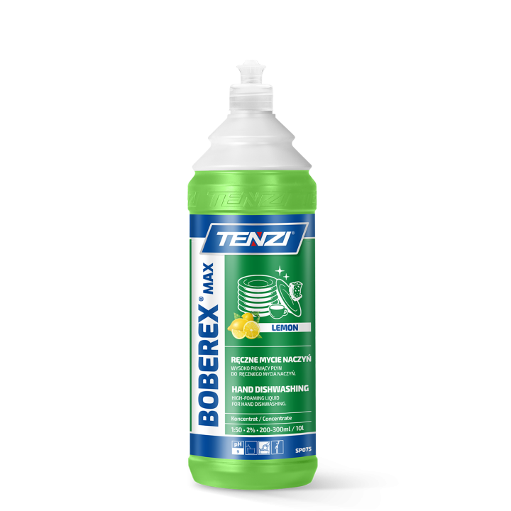 Płyn do naczyń boberex MAX lemon 1L wysoko pieniący zapach