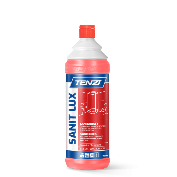 Koncentrat sanitarny LUX 1L - do mycia powierzchni odpornych na