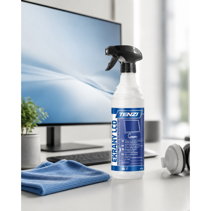 Płyn do czyszczenia ekranów LCD i LED 0,6L - bez alkoholu