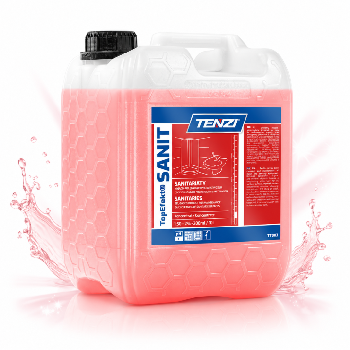 Gel sanitarny topefekt® sanit 10L do codziennego mycia i