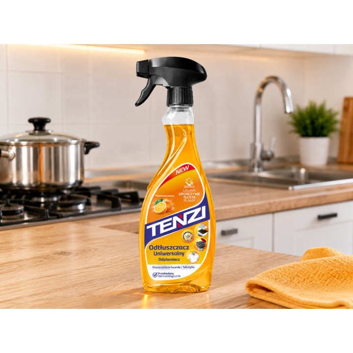 Uniwersalny odtłuszczacz spray 0,5L do tłuszczu i plam zapach