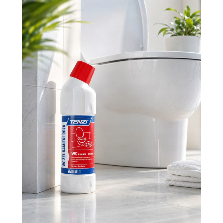 Żel do WC na kamień i rdzę 750ML - bezpieczny dla powierzchni