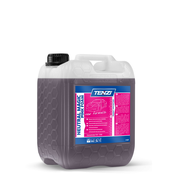 Piana neutralna magic foam różowa 5L do mycia AUT z woskami i