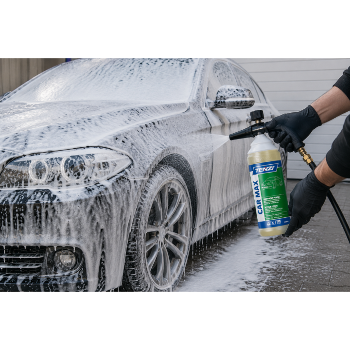 Piana aktywna CAR MAX 1L do mycia samochodów - skuteczne usuwanie