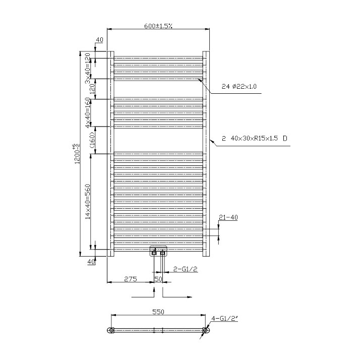DESKA SEDESOWA MDF, BAMBUS