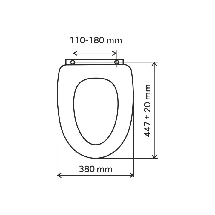 Deska sedesowa MDF, wolnoopadająca, jesion – Ferro
