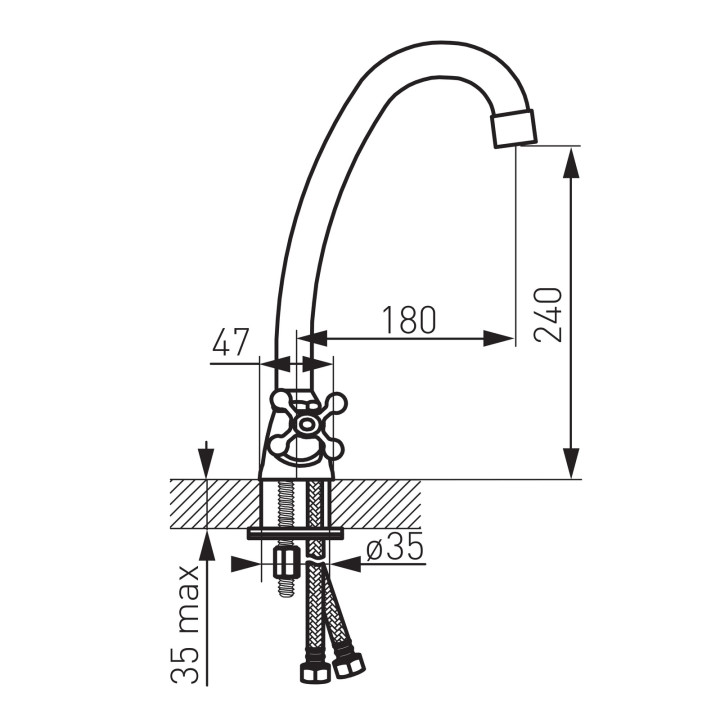 Szafka do rozdzielacza, natynkowa 610/575/120 – Ferro