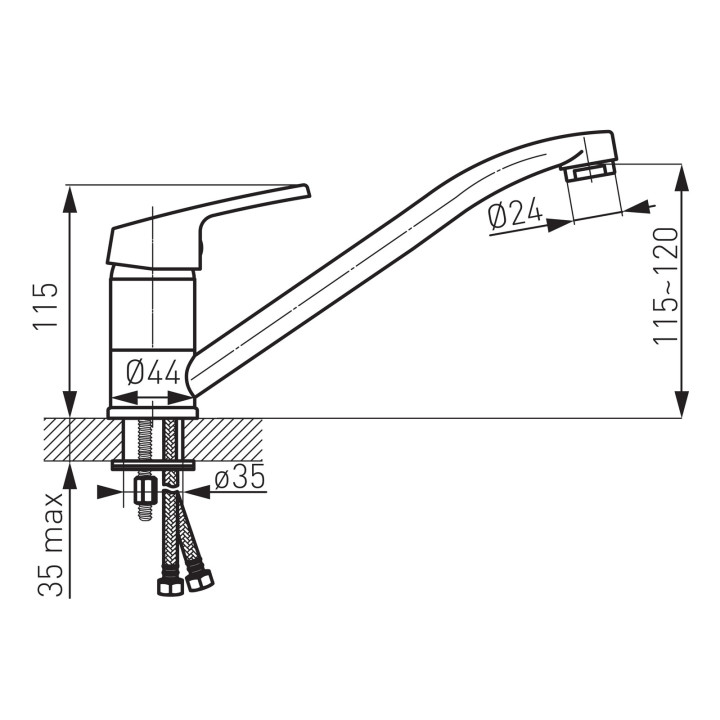 Szafka do rozdzielacza, natynkowa 770/575/120 – Ferro