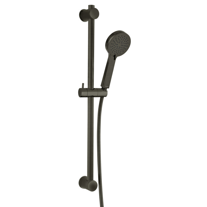 Rillo zestaw natryskowy przesuwny 3F, GUN metal – Ferro