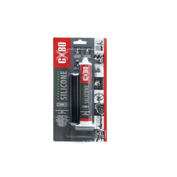 CX80 silikon 80ML szary ekologiczny uszczelniacz