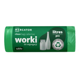 WORKI DO SEGREGACJI, SZKŁO, 120L, ZIELONE