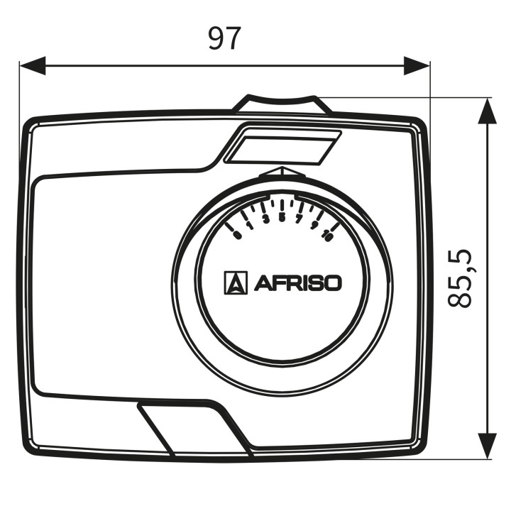 SIŁOWNIK ELEKTRYCZNY ARM 343 PROCLICK, 3-PKT., 230 V AC, 120 S, 6 NM