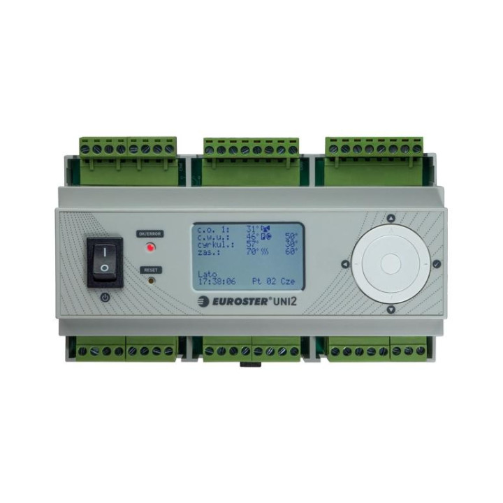 Uniwersalny regulator pogodowy do obwodów instalacji grzewczych