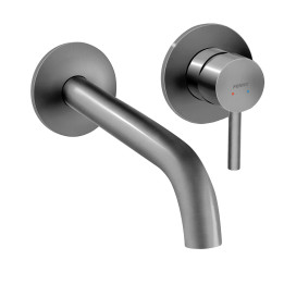 Ciriculus bateria umywalkowa podtynowa, GUN metal – Ferro