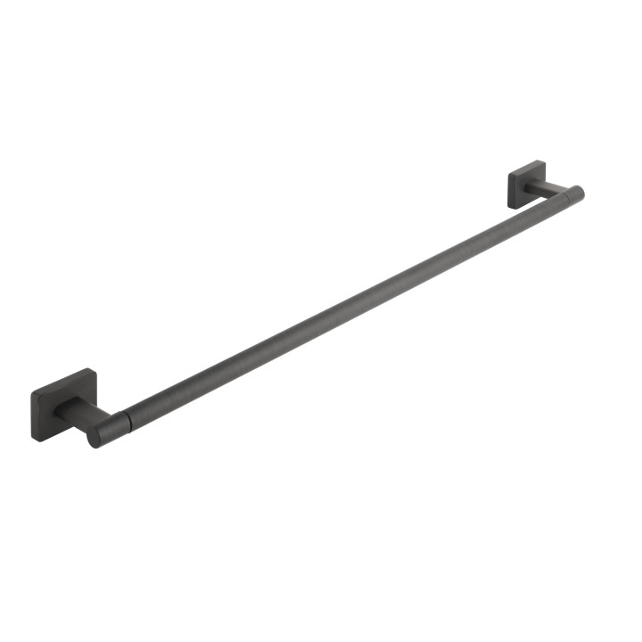 Greta wieszak na ręcznik pojedynczy 600 mm, GUN metal – Ferro