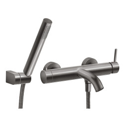 Ciriculus zestaw natryskowy z baterią wannową, GUN metal