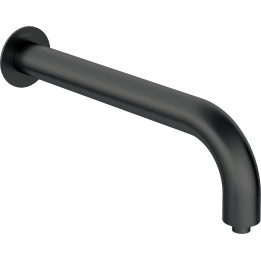 Wylewka prysznicowa ścienna - 380 mm stała nero silia NQS N41K