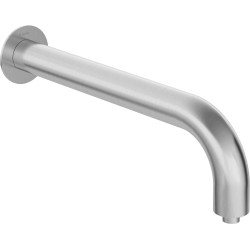 Wylewka prysznicowa ścienna - 380 mm stała stal silia NQS F41K