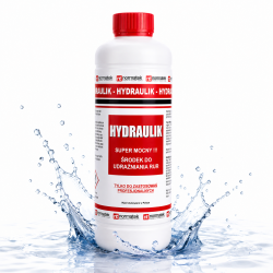 Hydraulik 1L płyn do udrażniania RUR kanalizacyjnych syfonów Normatek