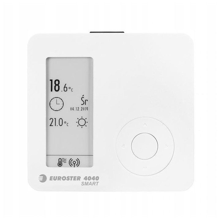 Regulator pokojowy sterownik bezprzewodowy 4040 smart wifi biały