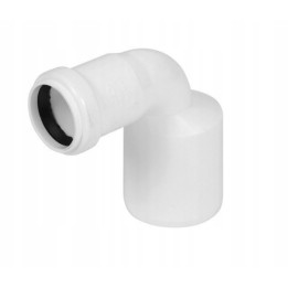 Kolano redukcyjne 50/32 mm 90° stopni do kanalizacji - PP PCV PVC