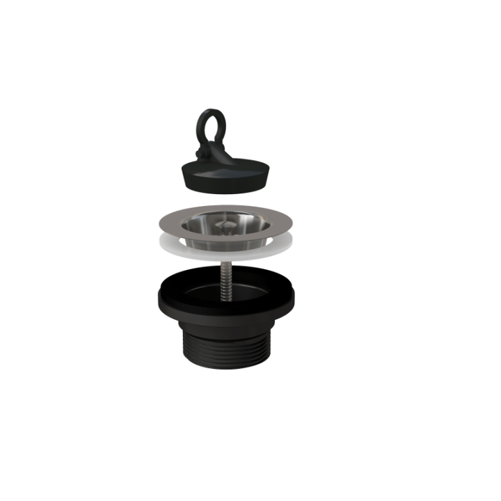 Spust zlewozmywaka 6/4", sitko nierdzewne DN 70 – Alcadrain