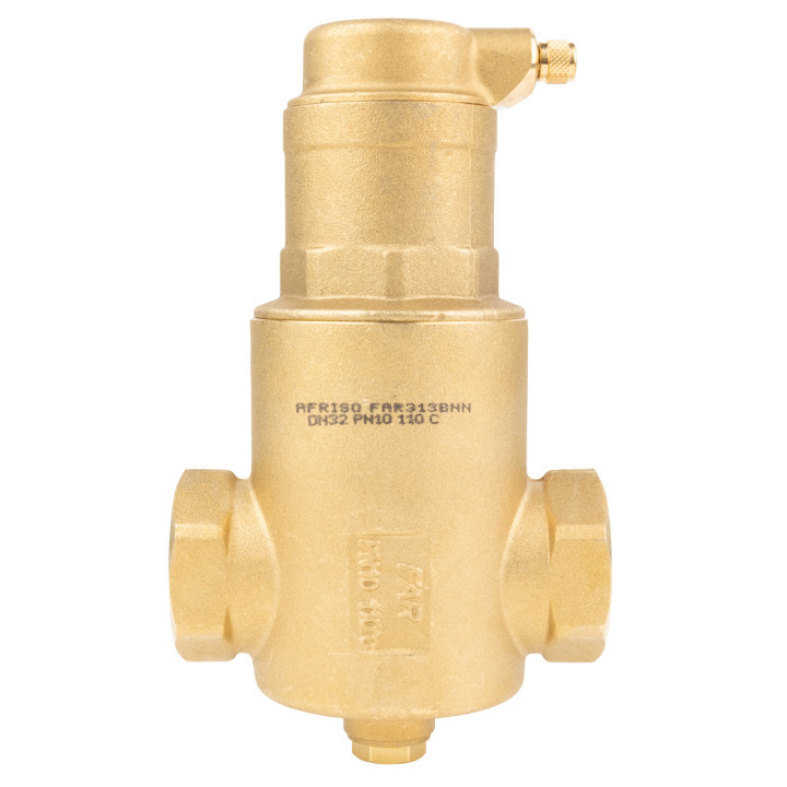 Separator powietrza FAR 313, z odpowietrznikiem automatycznym, przyłącza Rp1 1/4"