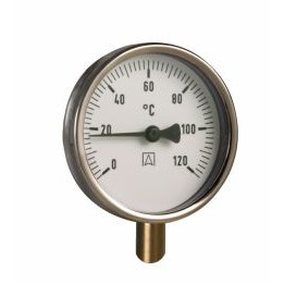 Termometr bimetaliczny BiTh 63, fi63 mm, 0÷120°C, L 40 mm, G1/2", rad, kl. 2