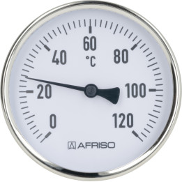 Termometr bimetaliczny BiTh 100, fi100 mm, 0÷120°C, L 63 mm