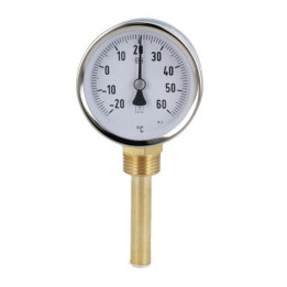 Termometr bimetaliczny BiTh 63, fi63 mm, -20÷60°C, L 63 mm