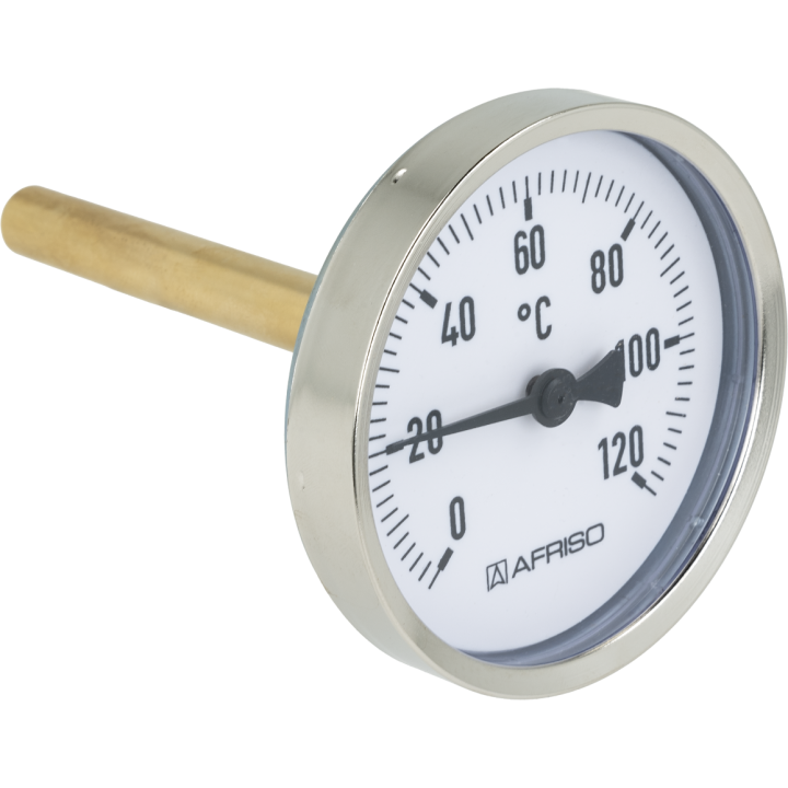 Termometr bimetaliczny BiTh 80, fi80 mm, 0÷120°C, L 100 mm