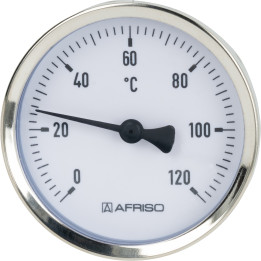 Termometr bimetaliczny BiTh 63, fi63 mm, 0÷120°C, L 63 mm, G1/2"