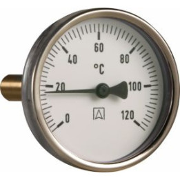 Termometr bimetaliczny BiTh 100, fi100 mm, 0÷60°C, L 40 mm