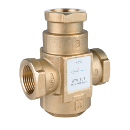 Zawór temperaturowy ATV 333, DN25, Rp1", kvs 9, 45°C – Afriso