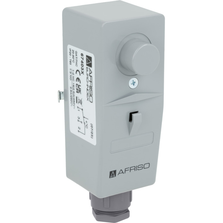 Termostat przylgowy BRC, 20÷90°C, nastawa wewnętrzna – Afriso