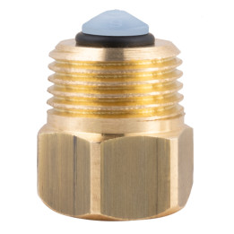 Zawór stopowy do odpowietrznika, R1/2" x GW G3/8"