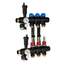 ProCalida EF1 na 3 obiegi grzewcze, rotametry 0,2÷1,6 l/min, G1"