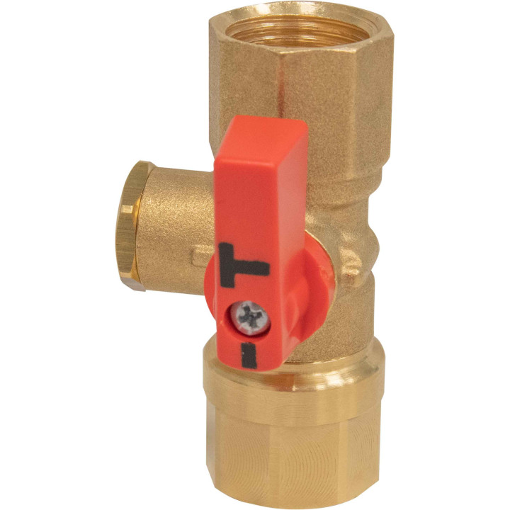 Kurek manometryczny AMC 2-drogowy, 2x GW G1/2", PN25