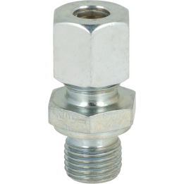 Złączka zaciskowa, G1/4" x śrubunek dla rury fi8 mm, L 38 mm