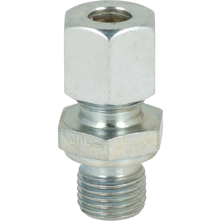 Złączka zaciskowa, G1/4" x śrubunek dla rury fi8 mm, L 38 mm