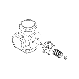 Adapter do siłowników ARM ProClick na zawory: Danfoss HRB, HRE