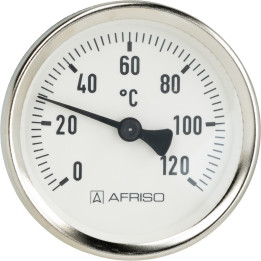 Termometr bimetaliczny przylgowy ATh 63 F, fi63 mm, 0÷120°C, do