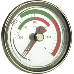 Termometr bimetaliczny do pomiaru temperatury spalin RT 80, fi80 mm, L 150 mm, 0÷500°C, ax, kl. 2