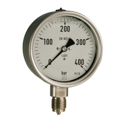 Manometr glicerynowy RF 100 Gly, D701, fi100 mm, -1÷0,6 bar
