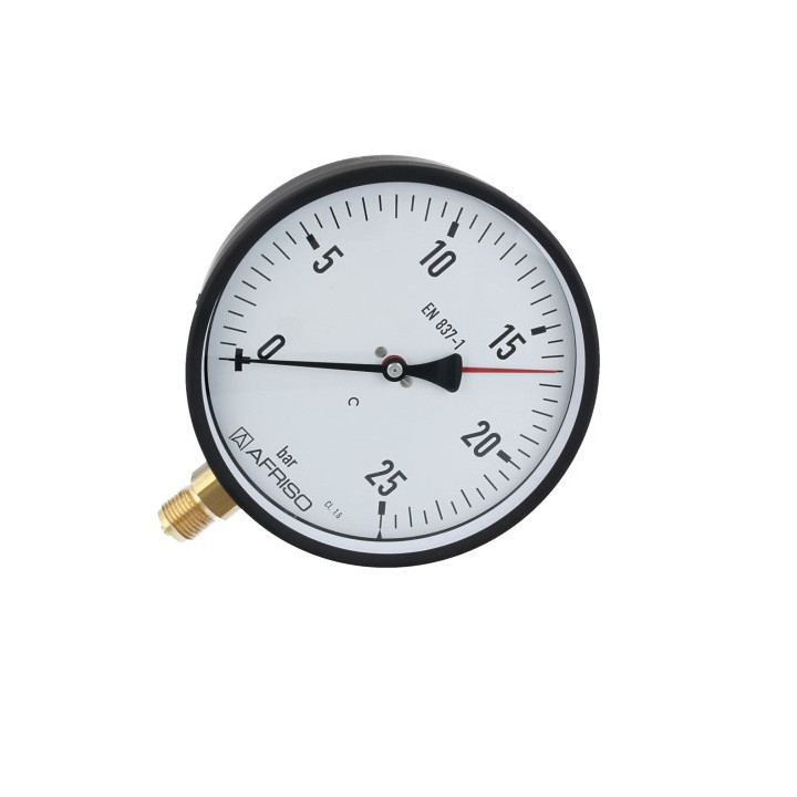 Manometr standardowy RF 160, D201, fi160 mm, 0÷25 bar, G1/2"