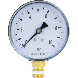 Manometr grzewczy RF 63, fi63 mm, 0÷10 bar, G1/4", rad, kl. 2,5