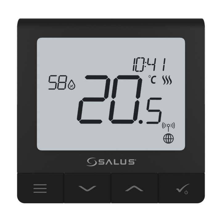 Salus bezprzewodowy, natynkowy regulator temperatury SQ610BRF